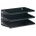 DURABLE Sortierstation Business 3 Fächer schwarz