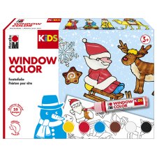 Marabu KiDS Window Color Set "Christmas" 6 x 25 ml