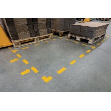 DURABLE Stellplatzmarkierung Strich selbstklebend gelb 10...