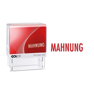 COLOP Textstempel Printer 20 "MAHNUNG" mit Textplatte