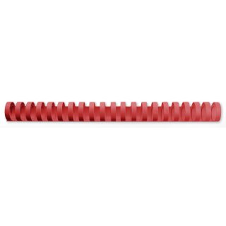 GBC Plastikbinderücken CombBind DIN A4 16 mm rot rund 100 Stück