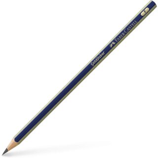 FABER-CASTELL Bleistift GOLDFABER sechseckig Härtegrad: F