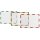 magnetoplan Magnetrahmen magnetofix SAFETY A4 rot/weiß