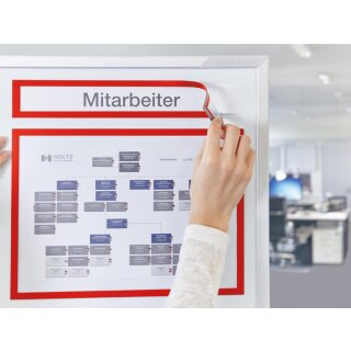 magnetoplan Magnetrahmen magnetofix TOPSIGN A5/A4 grau