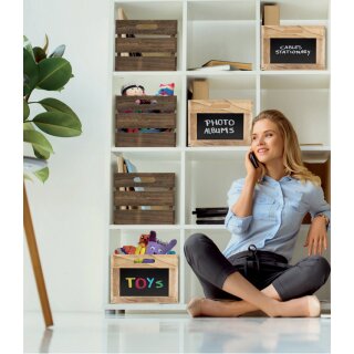 Securit Holzbox Tablecaddy (B)116 x (T)240 x (H)142 mm