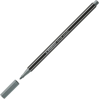 STABILO Fasermaler Pen 68 metallic silber