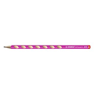 STABILO Bleistift EASYgraph "S" Härtegrad: HB pink für Rechtshänder