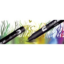 TOMBOW Doppelfasermaler "Dual Brush Pen ABT" 6er Set Candy