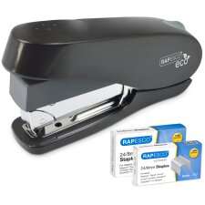 RAPESCO Heftgerät ECO Luna - Less Effort schwarz