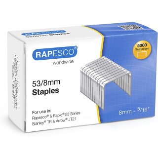 RAPESCO Heftklammern 53/8 verzinkt 5.000 Stück