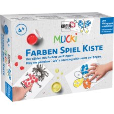 KREUL Fingerfarbe "MUCKI" Farben Spiel Kiste Set