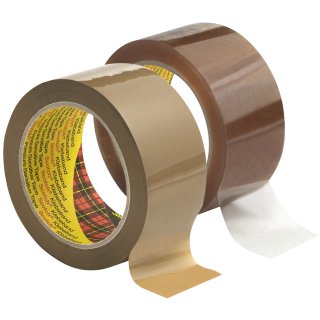 Scotch Verpackungsklebeband 3707 50 mm x 66 m braun (1 Rolle)