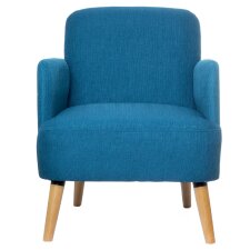 PAPERFLOW Besuchersessel "Brooks" blau