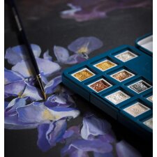 ROYAL TALENS Aquarellfarbe Van Gogh 12er Box Metallic-farben