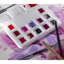 ROYAL TALENS Aquarellfarbe Van Gogh 12er Box Rosa/Violett