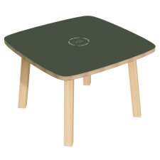 PAPERFLOW Beistelltisch WOODY aus massivem Holz anthrazit