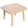 PAPERFLOW Beistelltisch WOODY aus massivem Holz rot