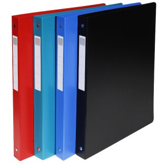 EXACOMPTA Ringbuch 4-Ring-Mechanik DIN A4 farbig sortiert
