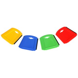IWH Eiskratzer Trapezform mit Gummilippe zufällige Farbe (1 Stück)