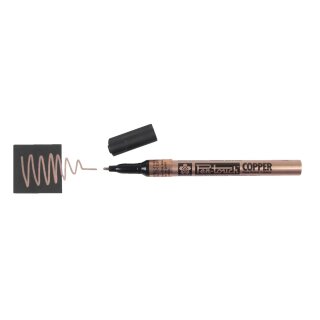 SAKURA Permanent-Marker Pen-Touch Fein kupfer