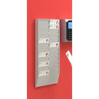 PAPERFLOW Wandhalter für Mitarbeiterkarten 24 Fächer