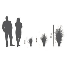 PAPERFLOW Kunstpflanze "Gras" Höhe: 1300 mm