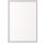 PAPERFLOW Alu-Bilderrahmen (B)600 x (H)800 mm silber