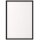 PAPERFLOW Alu-Bilderrahmen (B)500 x (H)700 mm schwarz