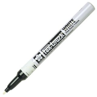 SAKURA Permanent-Marker Pen-Touch Fein weiß