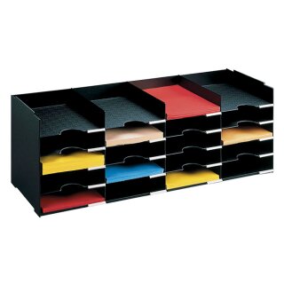 PAPERFLOW Sortierstation Formularbox 20 Fächer schwarz