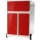 PAPERFLOW Rollcontainer easyBox 1 Schub weiß / rot