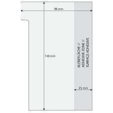 sigel Haftmarker Tab Marker Notes aus Papier 42 Blatt