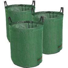 TerCasa Gartensack 272 Liter Polypropylen grün 3er Set