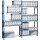 PAPERFLOW Lagerregal RANGECO Grundelement blau / grau