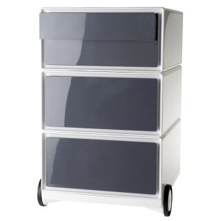 PAPERFLOW Rollcontainer easyBox 4 Schübe weiß / anthrazit