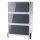 PAPERFLOW Rollcontainer easyBox 4 Schübe weiß / anthrazit
