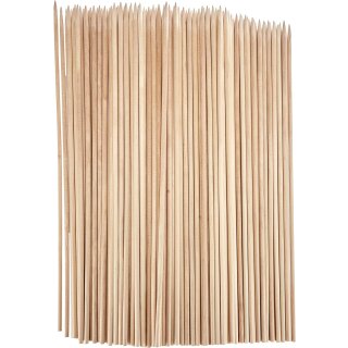 PAPSTAR Schaschlikspieße "pure" aus Holz Länge: 400 mm 200 Stück