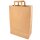 PAPSTAR Papier-Tragetasche 220 x 100 x 280 mm braun 50 Stück