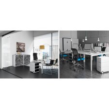 PAPERFLOW Rollcontainer "easyBox"  1 Schub...