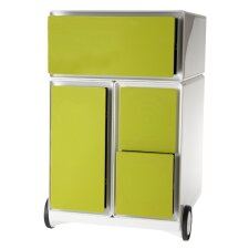 PAPERFLOW Rollcontainer easyBox 1 Schub weiß / anthrazit