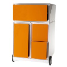 PAPERFLOW Rollcontainer "easyBox" 1 Schub weiß / buche