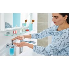 tesa Seifenspender SMOOZ satiniertes Glas Füllmenge 200 ml