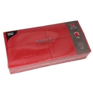 PAPSTAR Bistroservietten 320 x 320 mm 3-lagig bordeaux 150 Stück