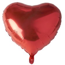 PAPSTAR Folienballon "Heart" Durchmesser: 450...