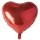 PAPSTAR Folienballon "Heart" Durchmesser: 450 mm rot