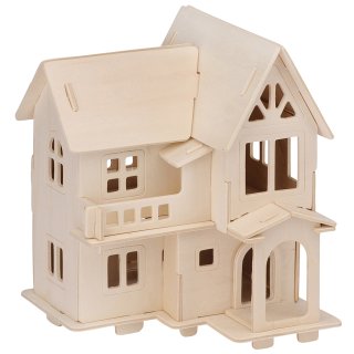 Marabu KiDS 3D Puzzle "Traumhaus" 33 Teile Holzbausatz