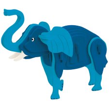 Marabu KiDS 3D Puzzle "Elefant" 27 Teile Holzbausatz