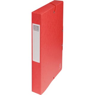 EXACOMPTA Archivbox Karton Rückenbreite 40 mm rot