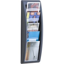 PAPERFLOW Wand-Prospekthalter Quick fit DIN A5 anthrazit