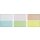 folia Glitterkarton-Block "Pastell" 170 x 245 mm 300 g/qm 6 Blatt